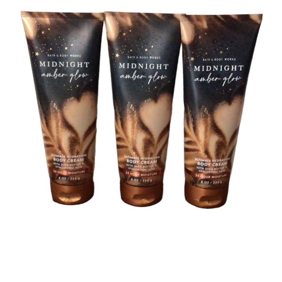 COPY - 3 Midnight Amber Glow Ultimate Hydration Body Cream Lotion Bath & Body W…
